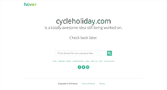 Desktop Screenshot of cycleholiday.com